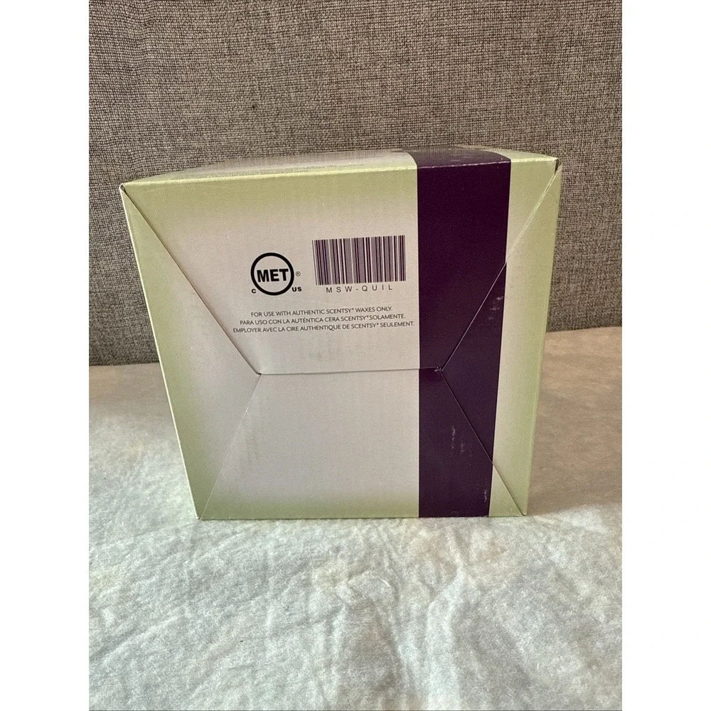 NEW Scentsy QUILL Wax Warmer Mid Size Brown 2010‎ RETIRED MSW-QUIL